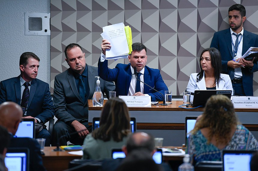 Silvinei Vasques e Eliziane Gama (PSD-MA) | Foto: Edilson Rodrigues/Agência Senado Fonte: Agência Senado