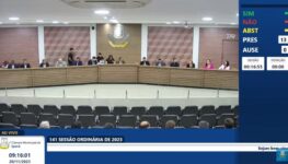 Câmara de Iporá em sessão