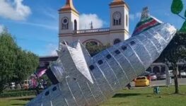 réplica avião Chapecoense