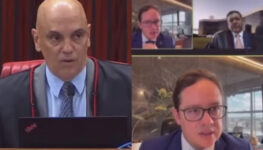 Alexandre de Moraes presidido sessão do TSE | Foto: print/vídeo