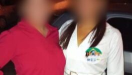 Imagem de suposta candidata com adeviso de campanha | Foto: processo judicial