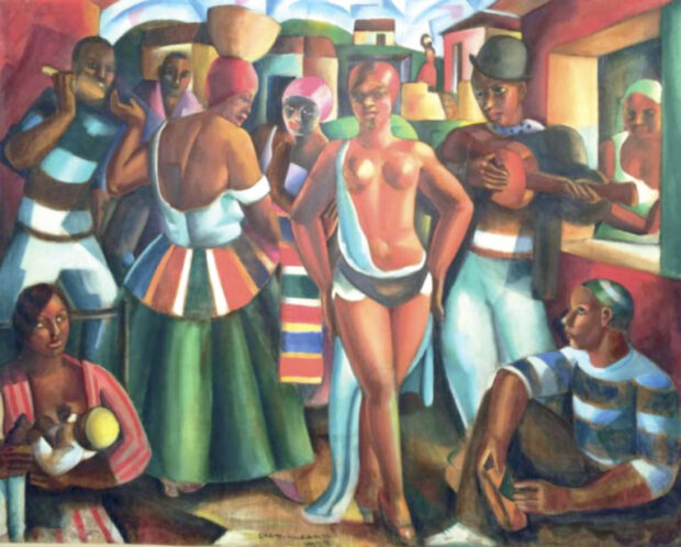 Samba, de 1927 | Pintura de Di Cavalcanti