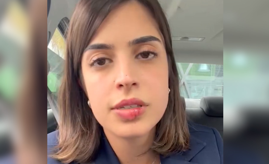 Deputado Tabata Amaral registra tentativa de assalto em São Paulo | Foto: print/vídeo