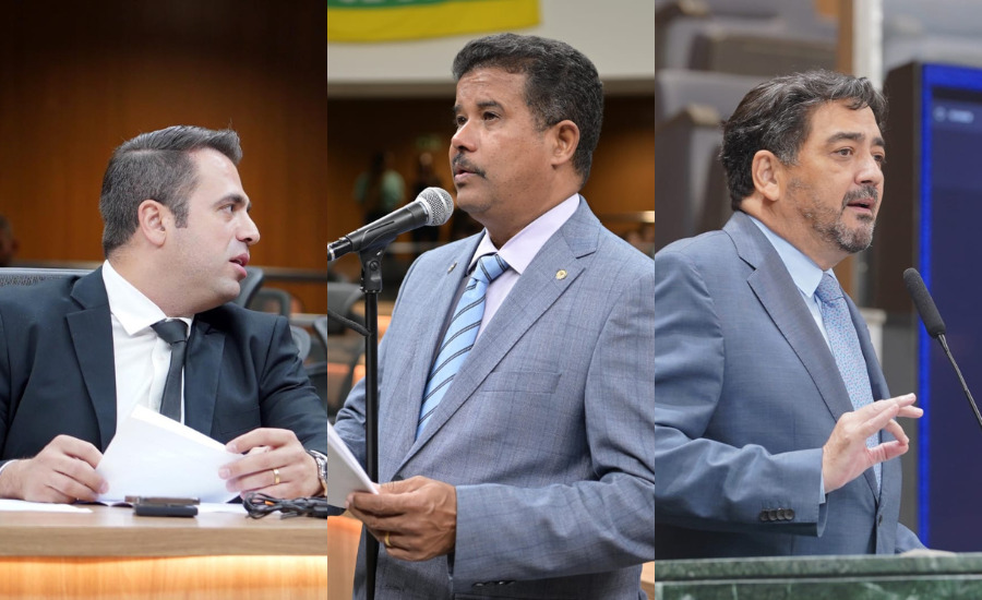 Gustavo Sebba, Cel. Adailton e Talles Barreto | Foto: SérgioRocha/Alego