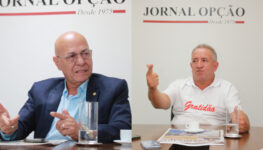 Professor Alcides e Vilmar Mariano | Foto: LeoIran/Jornal Opção