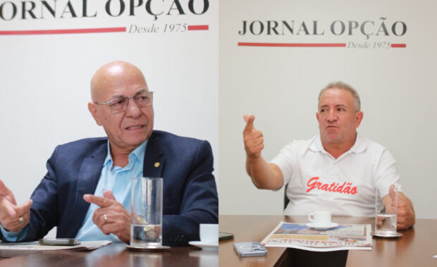 Professor Alcides e Vilmar Mariano | Foto: LeoIran/Jornal Opção