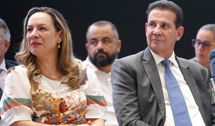 Adriana Accorsi e Vanderlan Cardoso | Foto: Sérgio Rocha / Alego