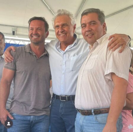 Cleyton Bento, do União Brasil, e Ronnie Miller, do MDB: na base de Caiado | Foto: rede social
