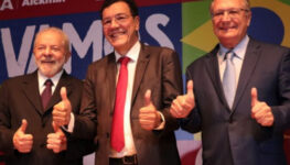Lula, Edward Madureira e Geraldo Alckmin | Foto: divulgação