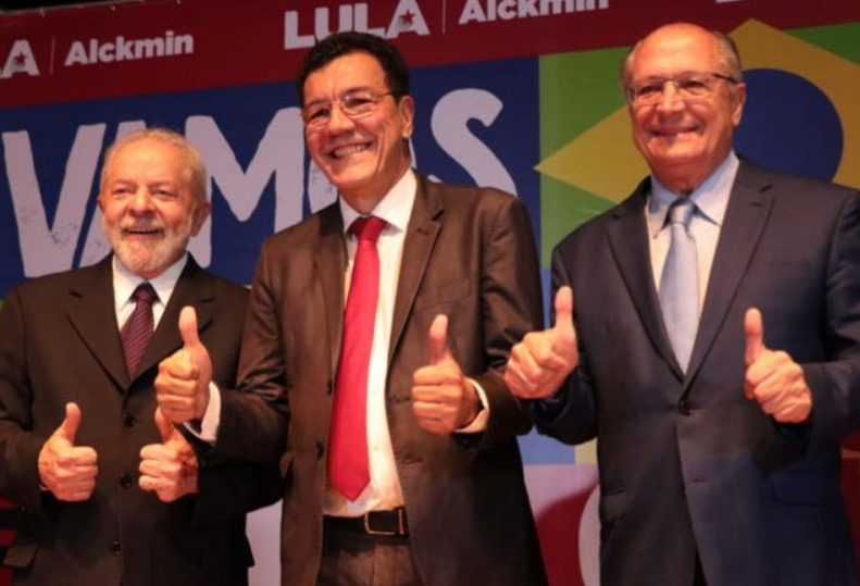 Lula, Edward Madureira e Geraldo Alckmin | Foto: divulgação