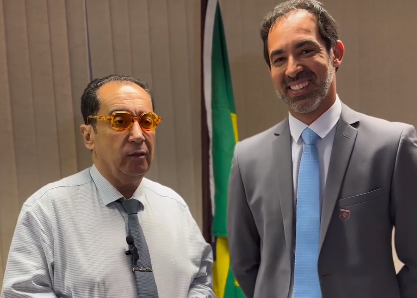 Fernando Pellozo e Jorge Kajuru | Foto: divulgação/rede social