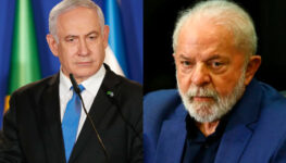 Binyamin Netanyahu e Lula da Silva Fotos Alan SantosPRMarcelo CamargoEBC