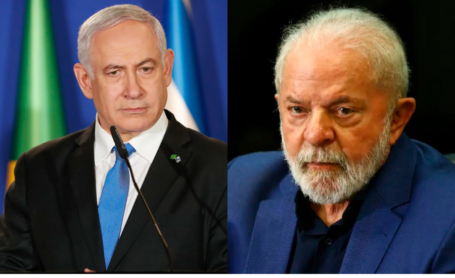 Binyamin Netanyahu e Lula da Silva Fotos Alan SantosPRMarcelo CamargoEBC