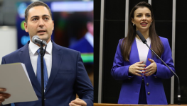 Lucas do Vale e Marussa Boldrin | Foto: divulgação/Alego e Câmara dos Deputados