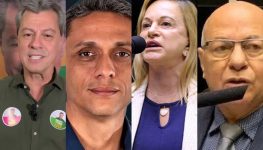 Daniel Agrobom, Gustavo Gayer, Magda Mofatto e Professor Alcides | Foto: divulgação