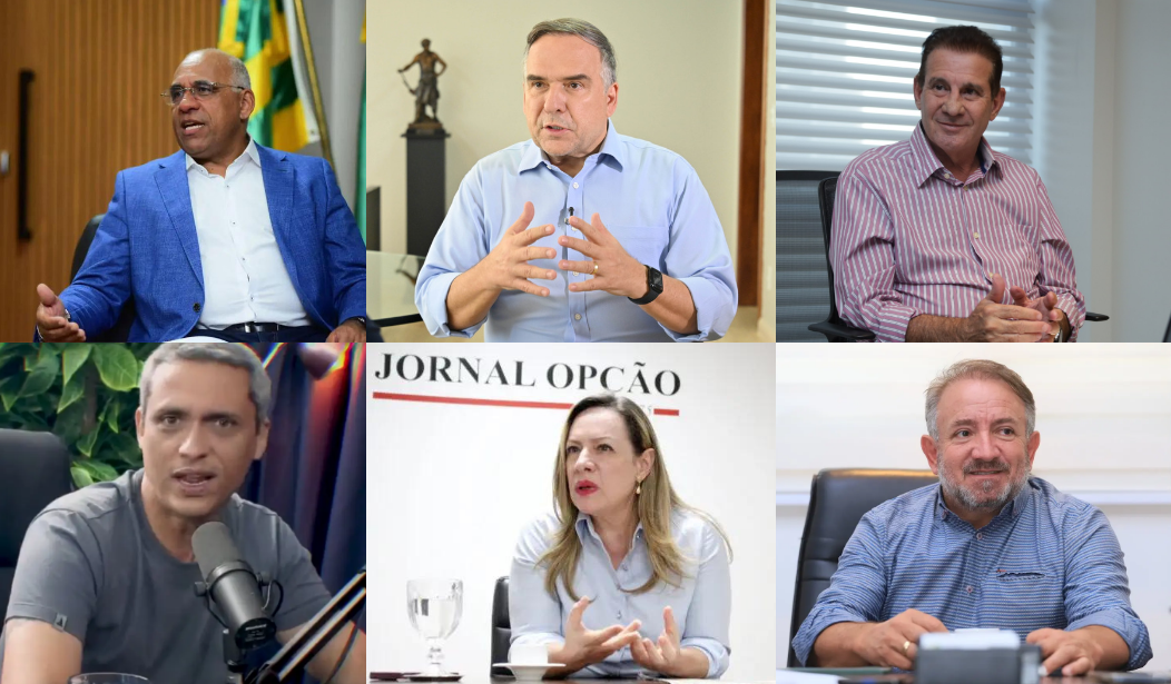 Cruz, Mabel, Cardoso, Gayer, Accorsi e Mariano | Fotos: divulgação e Jornal Opção