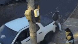 Motorista salva enfermeira e atropela ladrão
