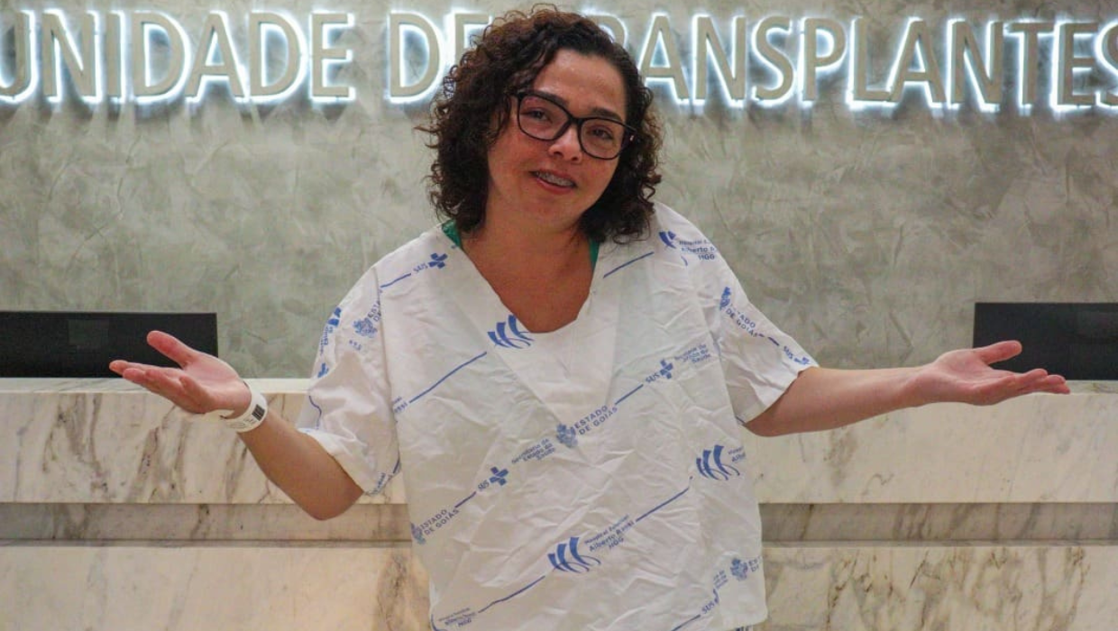 Gabriela Barbosa recebeu órgão em tempo recorde | Foto: divulgação/SES-GO