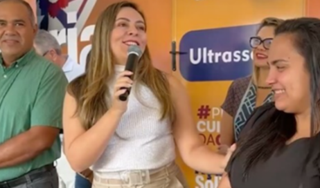 Cristiane Pina é pré-candidata a prefeita de Senador Canedo | Foto: print/do processo