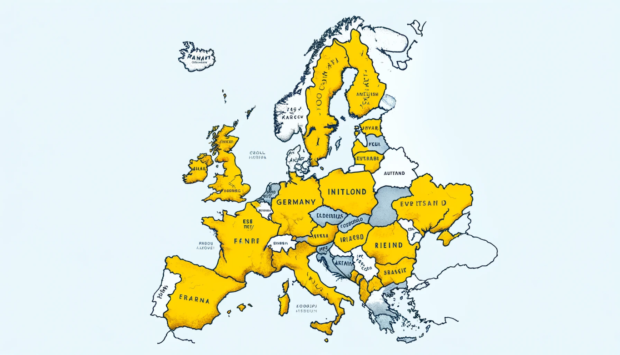 Destruição do Cerrado em comparação com parte da Europa | Foto: reprodução