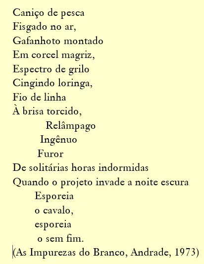 drummond de Andrade poema 1