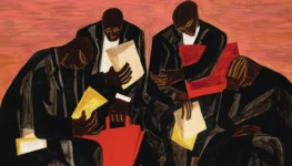 Jacob Lawrence 867 pintura The Businessmen