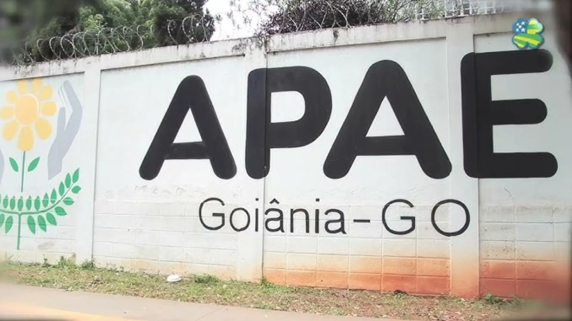 Fachada da Apae Goiânia | Foto: Reprodução/ Redes Sociais
