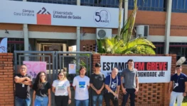 Servidores técnicos administrativos da UEG entram em greve | Foto: Sindicato dos Trabalhadores no Serviço Público do Estado de Goiás (Sindipúblico)