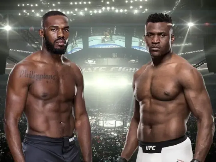 Jon Jones e Francis Ngannou 333