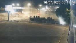 Imagens de câmera de segurança mostram o acidente | Foto: Divulgação