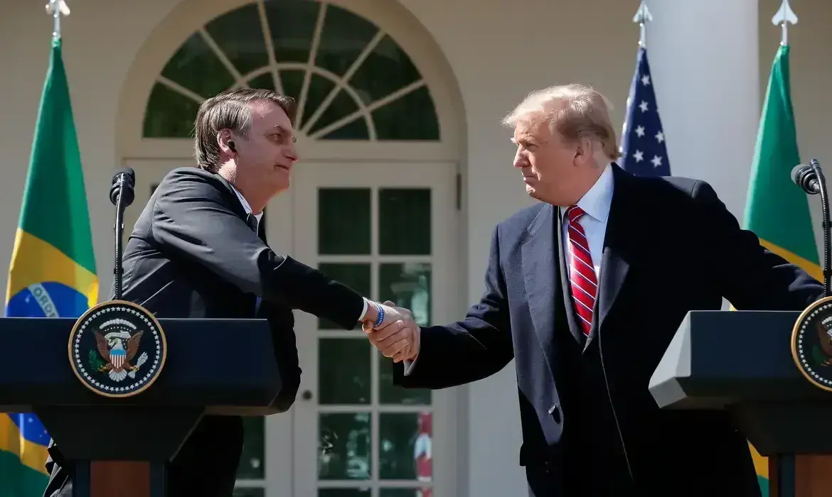 Jair Bolsonaro e Donald Trump foto Reprodução