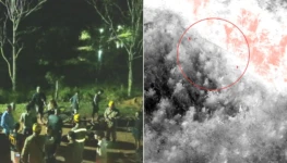 Meninos foram encontrados com uso de drone com visão noturna | Fotos: Corpo de Bombeiros
