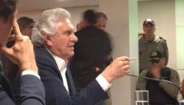 Governador Ronaldo Caiado e Daniel Vilela | Foto: Raphael Bezerra/Jornal Opção