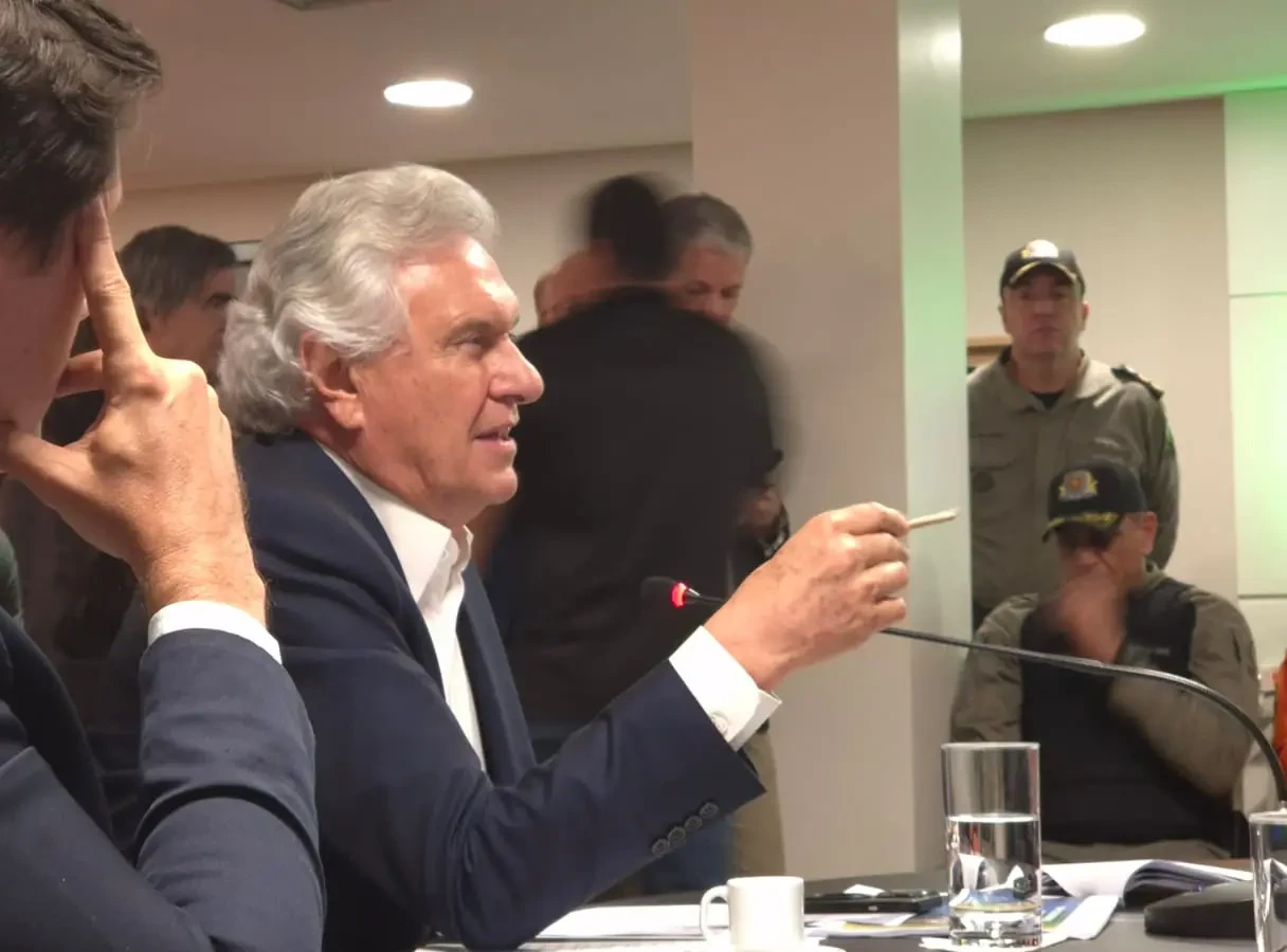 Governador Ronaldo Caiado e Daniel Vilela | Foto: Raphael Bezerra/Jornal Opção