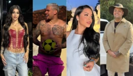 Bia Miranda, Buarque, Paola Ataíde e Maumau, influenciadores que estão na lista de investigados da polícia | Foto: Reprodução / Redes Sociais