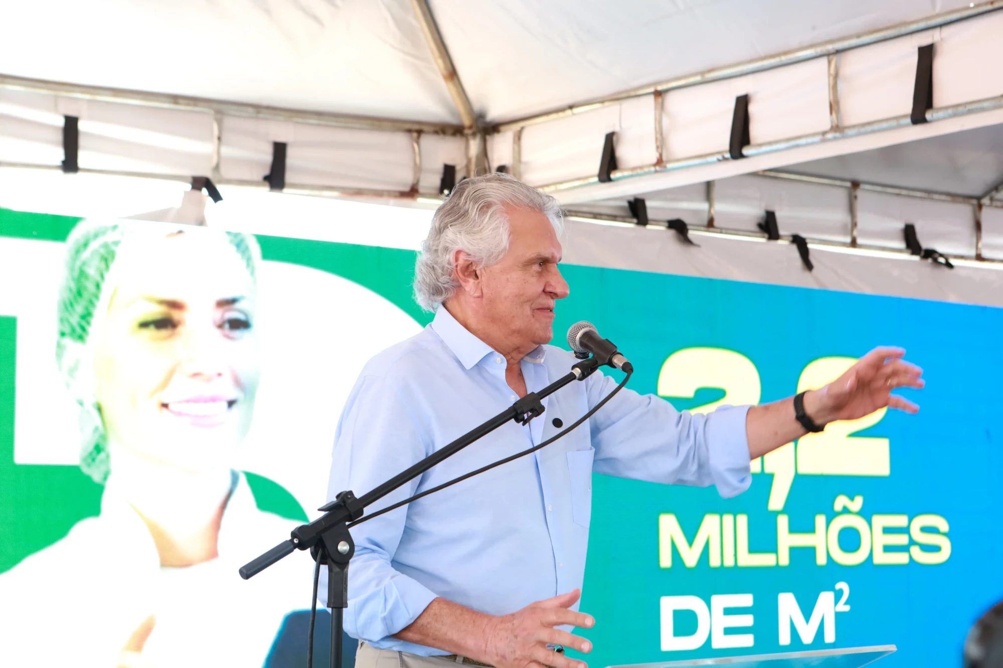 Ronaldo Caiado no lançamento do edital do Dianot