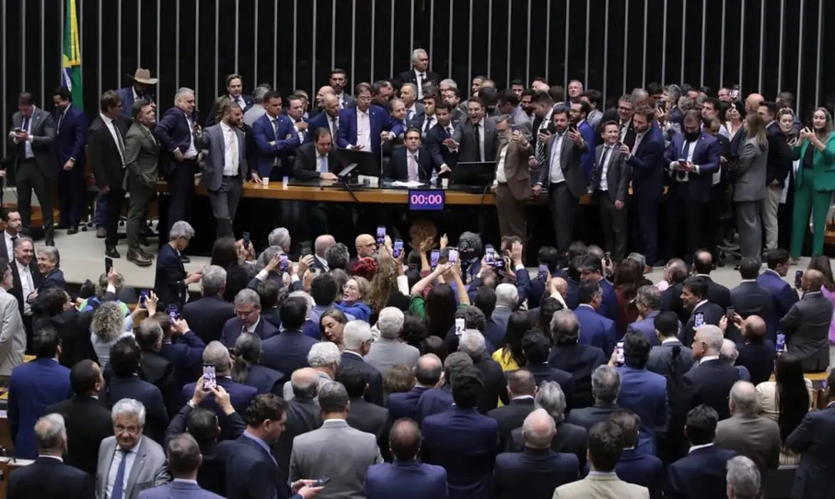 Motim na Câmara foto ebc