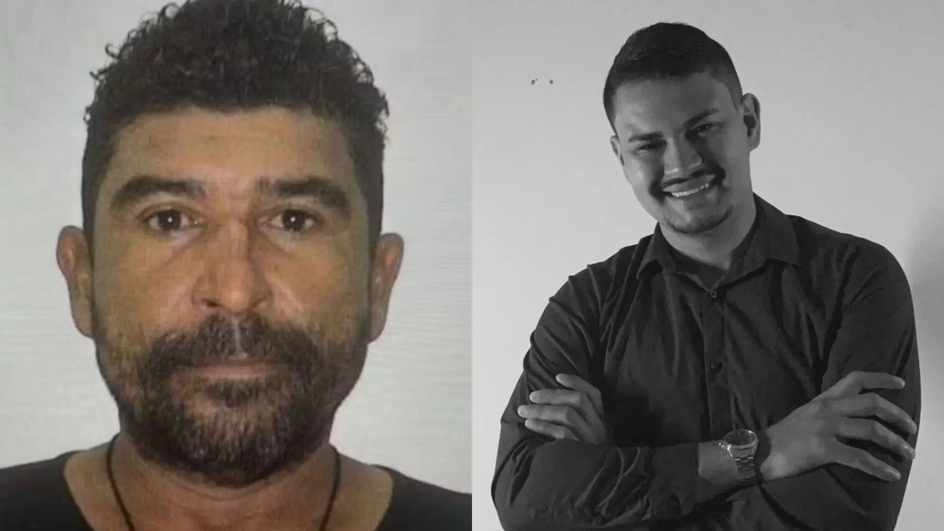 Alcione Ferreira Lima, de 51 anos, e Mateus Vicente Serafim, de 25 anos | Foto: Reprodução e Redes Sociais