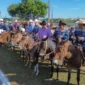 Participantes de cavalgada em Porangatu