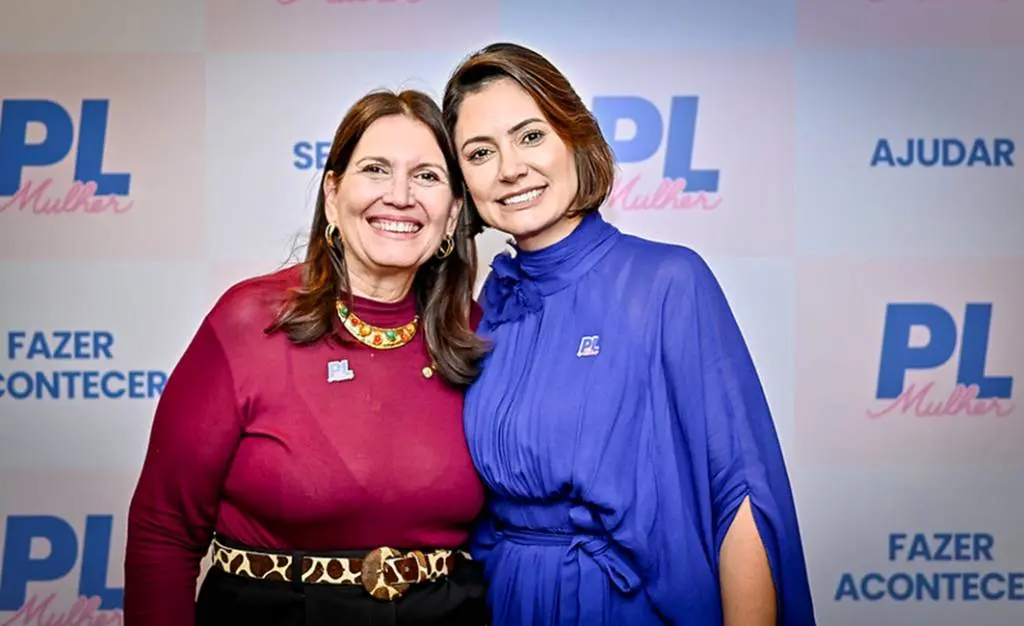Bia Kicis e Michelle Bolsonaro Foto PL Mulher