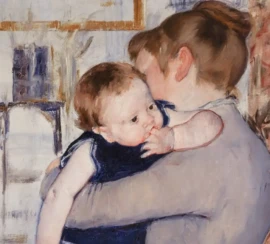 Pintura de Mary Casatt detalhe 866