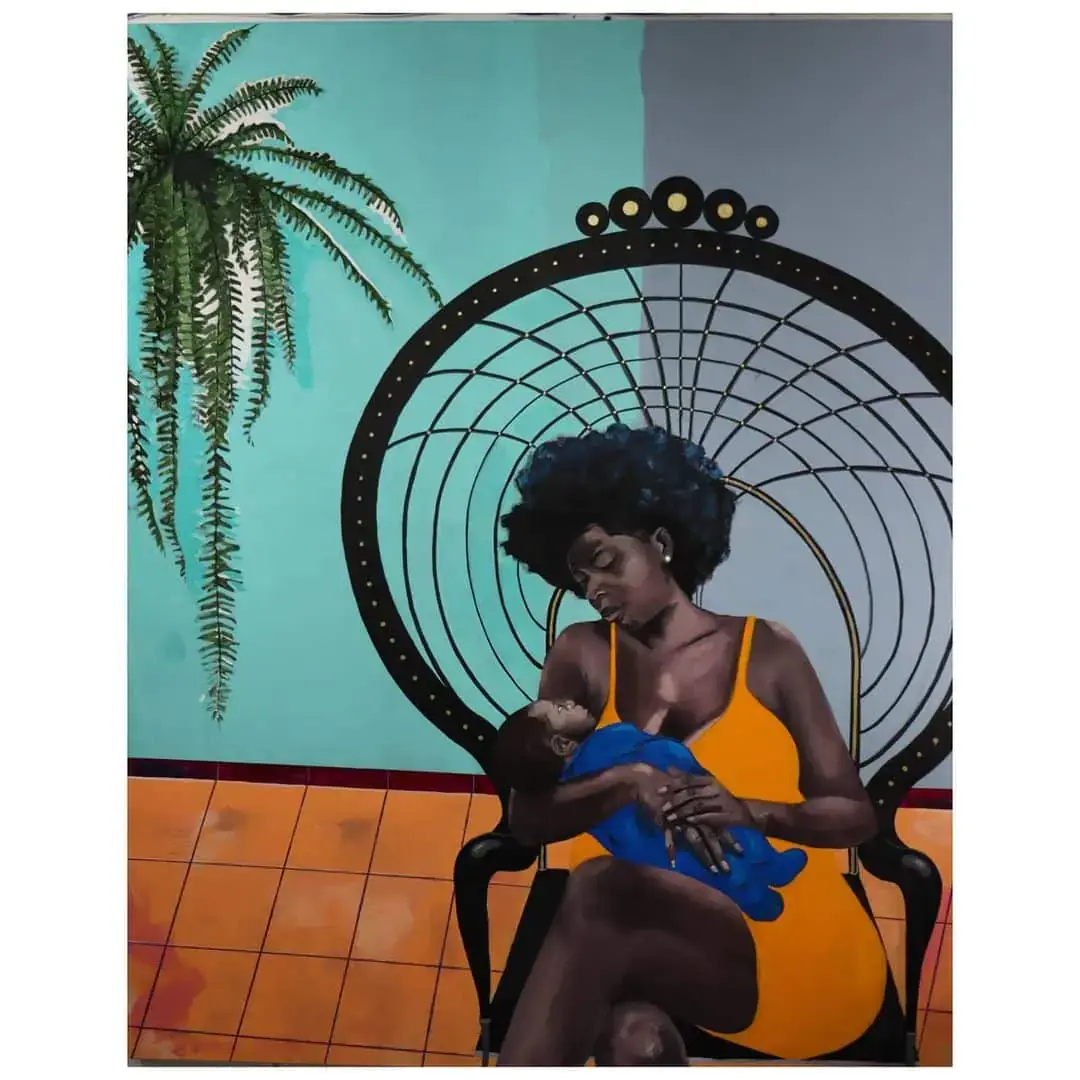 Mãe preta, pintura de No Martins