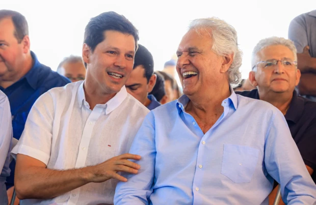 Daniel Vilela e Ronaldo Caiado Foto Divulgação Secom GO 2