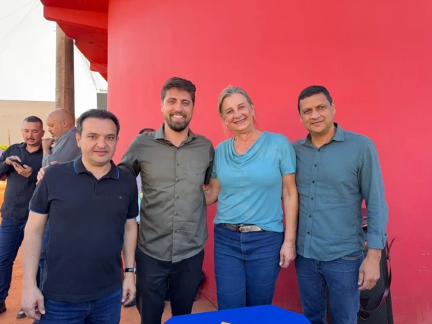 Pábio Mossoró e Marcus Vinicius e Zeli Fritsche e Waguinho Paixão Foto Divulgação