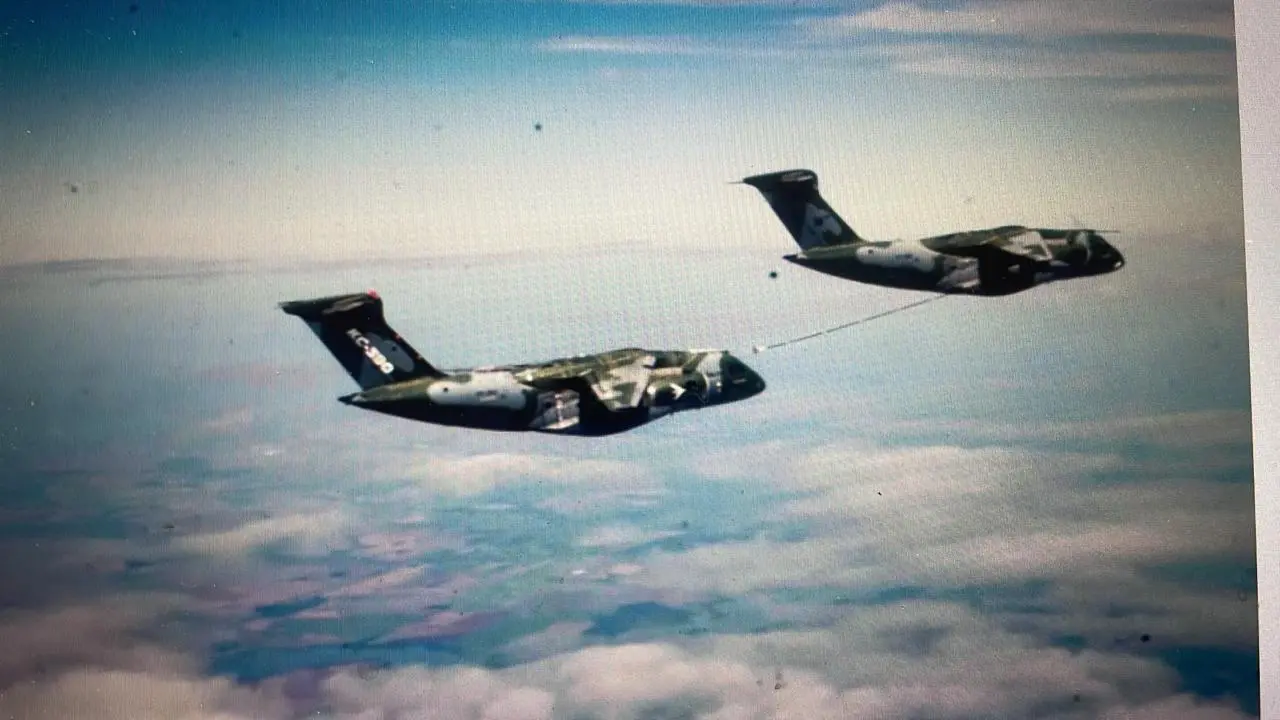 Aeronaves KC 390 da FAB