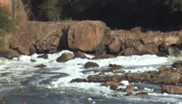 Espuma rio Meia ponte dia 25