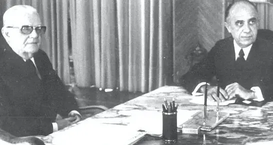 Ernesto Geisel e Armando Falcão
