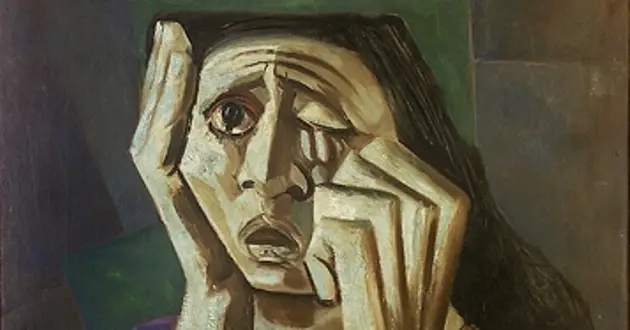 Cândido Portinari mulher chorando