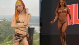 Antes e depois da Ruivinha de Marte | Foto: Reprodução / Redes Sociais