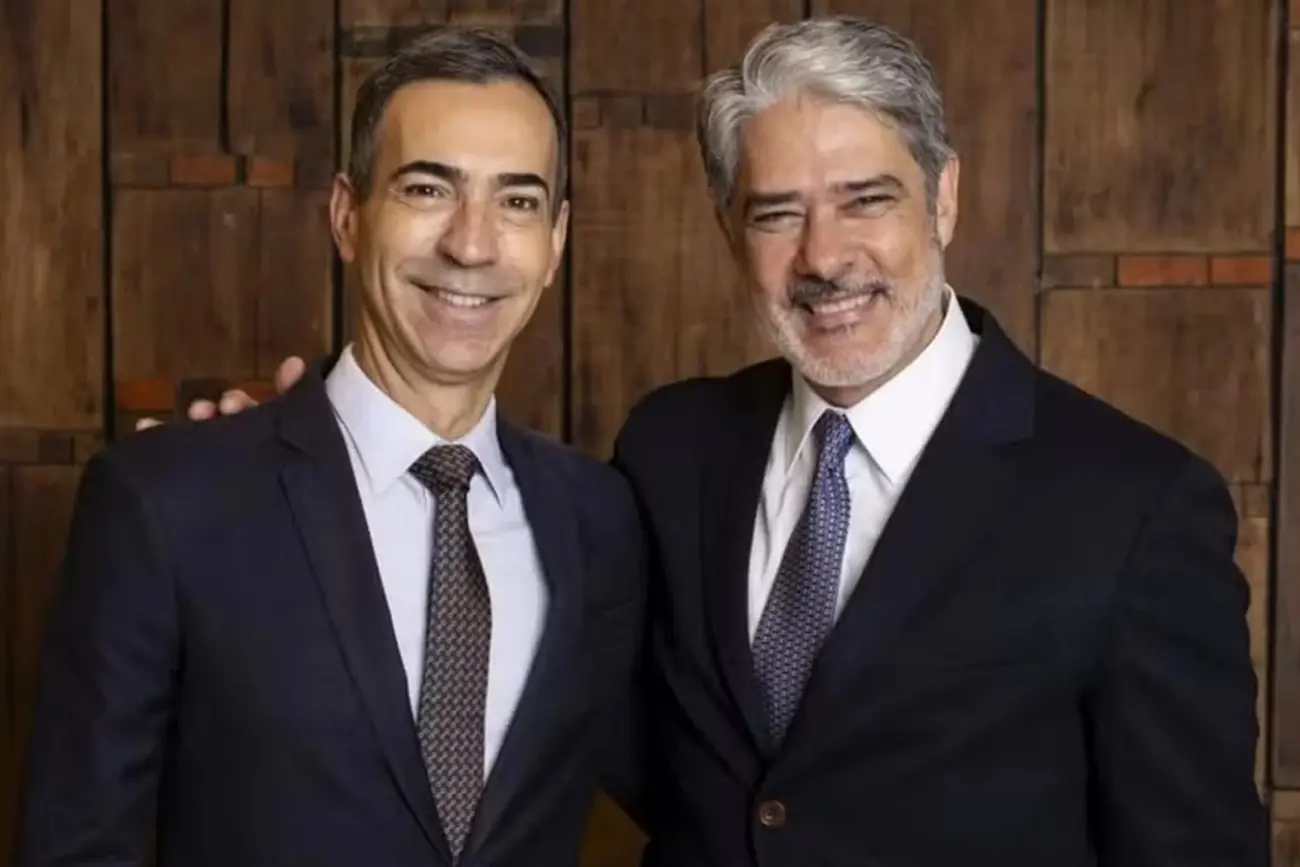 César Tralli e William Bonner 1300 por 867